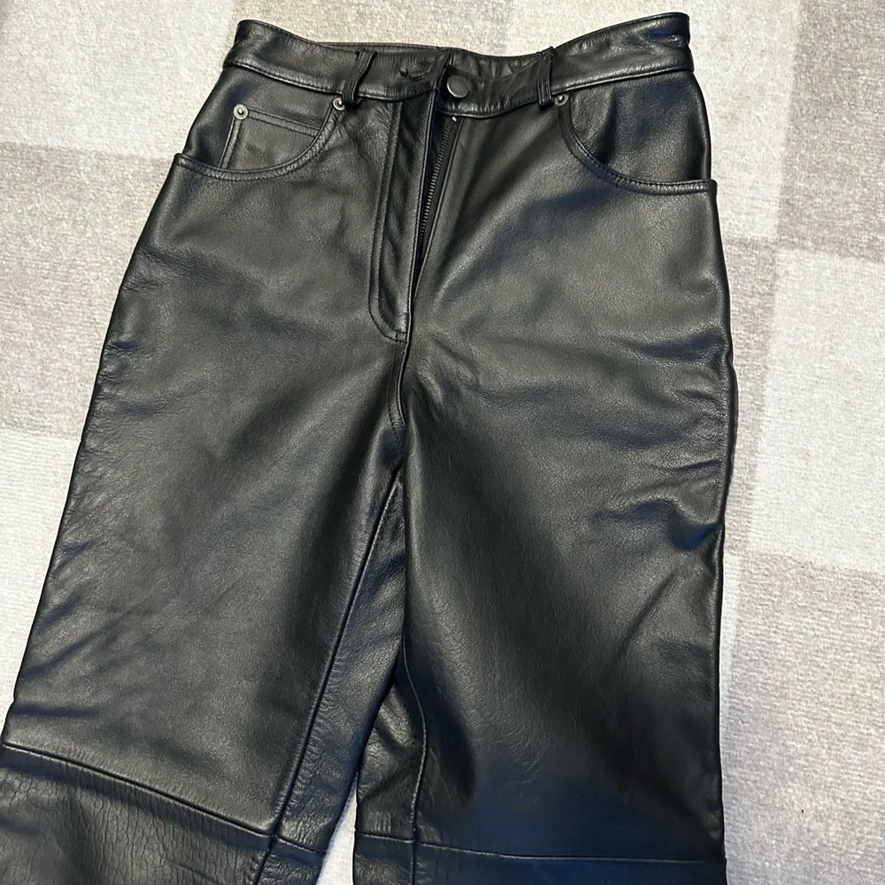 Vintage FMC Genuine Leather Pants - Picture 2 of 7